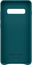 Samsung EF-VG975LGEGWW Cover Custodia in pelle per Smartphone Galaxy S10+ Verde