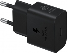 Samsung EP-T2510XBEGEU Caricabatterie 25W Universale Nero + Cavo 1 mt USB-C