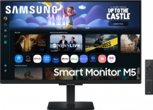 Samsung LS27FM500EUXEN Monitor Smart 27" Full HD LCD IPS HDMI Sistema Tizen Nero