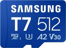 Samsung MB-MB512TWW Micro SD T7 512 GB Classe 10 Lettura 170 MBs UHS-I