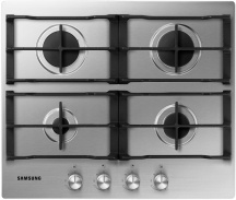 Samsung NA64H3010AS Piano cottura 4 Fuochi a Incasso a Gas 60 cm Inox
