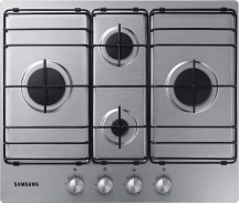 Samsung NA64H3110BST1 Piano Cottura 4 Fuochi a Gas 60 cm Incasso Acciaio Inox