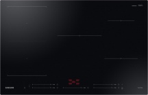 Samsung NZ85C5047FKU1 Piano Cottura 5 Fuochi Induzione 80 cm in Vetro Nero