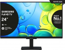 Samsung UE24F6000FUXZT Smart TV 24" Full HD LED Tizen HDR10+ Wi-Fi Classe E Nero