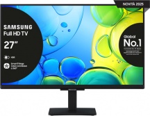Samsung UE27F6000FUXZT Smart TV 27" Full HD LED Tizen HDR10+ Wi-Fi Classe E Nero