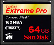 Sandisk SDCFXPS-064G-X46 Compact Flash 64 GB Extreme Pro CF