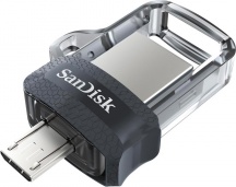 Sandisk SDDD3-064G-G46 Pen Drive 64 Gb Chiavetta micro USB 3.0 Ultra Dual M3.0