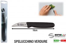 Ambrogio Sanelli N569107 Coltello Supra Spelucchino Verdura Curvo cm 6 Busta