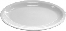 Saturnia Roma Ovale 36 Piatto portata 36 cm Porcellana Bianco