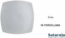 Saturnia T20001004 Piatto Tokio Frutta cm 21 Bianco