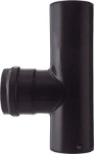 Save Fumisteria 3841e3887 Tubo a Tee Pellet mmf Nero Opaco cm 10 mmf