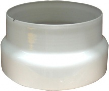 Save Fumisteria EB10F8M Riduzione Canna Fumaria in Acciaio smaltata colore Bianco 10 8