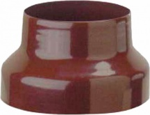 Save Fumisteria EM12F8M Riduzione Canna Fumaria in Acciaio smaltata colore Marrone 12 8