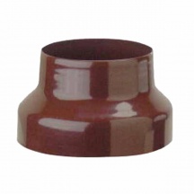 Save Fumisteria EM14F12M Riduzione Canna Fumaria in Acciaio smaltata Marrone 1412