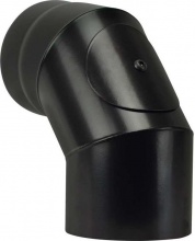 Save Fumisteria NNO1508 Curva D. 15cm A 90 no Guarnizioni PLUS LIGHT Nero