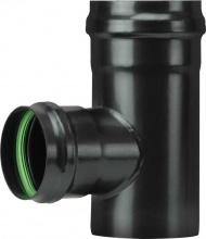Save Fumisteria PN1005 8F Tubo T 80mmF F no Guarnizione PELLET LIGHT Nero opaco D