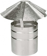 Save Fumisteria Z1012 Terminale scarico canna fumaria Fumaiolo AIR Zincato