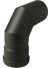 Save Fumisteria PN1003 Gomito per tubi stufe a pellet Angolo 90� Attacco MF Nero