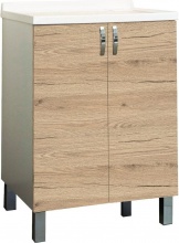 Savini 211BIQN Mobile Lavatoio Asse di lavaggio 60x60x86 cm BiancoQuercia