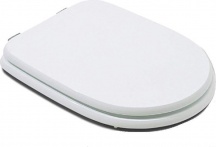 Savini ARETUSA Copriwater in Legno laccato Tavoletta WC con Cerniere cm 37x44,2