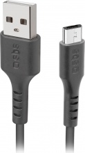 Sbs LTHL200 Cavo dati e ricarica USB 2.0Micro-USB 1m Nero