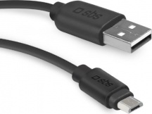 Sbs TECABLEMICRO2K Cavo Dati Alimentazione USBMicro-USB 2 mt Nero