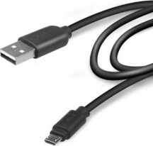Sbs TECABLEMICRO3K Cavo dati Telefono Cellulare Smartphone USB  MicroUSB 3m