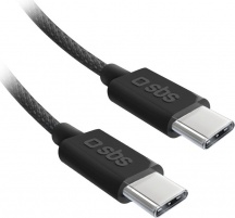 Sbs TECABLETISSUETCCK TECABLETISSUETCCB cavo USB 1,5 m USB 2.0 USB C Nero