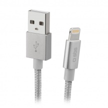 Sbs TECABLEUSBIP589BS Cavo Lightning 1 M Argento