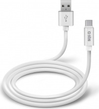 Sbs TECABLPOLOTYPECW Cavo Dati micro USB Tipo C Lunghezza 1 mt USB 2.0