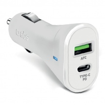 Sbs TECRPD20W Caricabatterie Per Dispositivi Mobili Bianco Auto