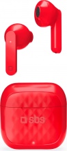 Sbs TEEARAIRFREETWSBTR Auricolari Bluetooth in-ear Custodia ricarica Rosso