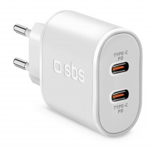 Sbs TETRPD20CCW Caricabatterie per Dispositivi Mobili Universale 20W Bianco