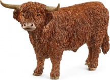 Schleich 13919 Farm World Action Figure Mucca Highlander per Bambini da 3+ Anni