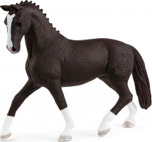 Schleich 13927 Horse Club Action Figure Giumenta Hannoverian Nera per Bambini da 5+