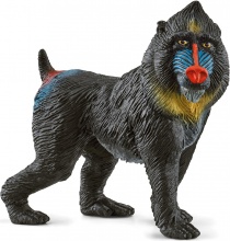 Schleich 14856 Wild Life Action Figure Mandrillo per Bambini da 3+ Anni
