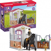 Schleich 42437 Horse Club Box per Cavalli con Tori e Principessa Playset 5+ Anni
