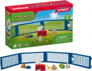 Schleich 42500 Farm World Playset Recinto per Porcellini dIndia e Conigli 3+ Anni
