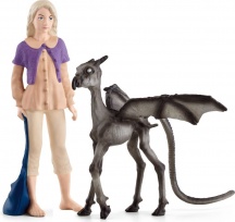 Schleich 42636 Wizarding World Action Figure Luna e Thestral per Bambini da 6+ Anni