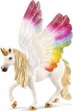 Schleich 70576 Bayala Action Figure Unicorno Arcobaleno Alato 18 cm Et� 5+ Multicolore