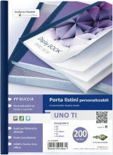 Sei rota 552320 Uno Ti Portalistino di Presentazione 200 Tasche A4