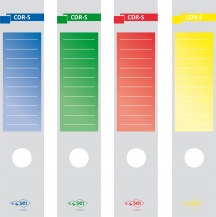 Sei rota 580126 CDR-S etichetta autoadesiva Rettangolo Verde 200 pz
