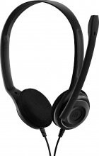 Sennheiser 1000432 Cuffie con filo, Microfono, Antirumore, Col. NeroBlu - PC 8 USB