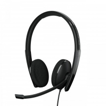 Sennheiser 1000901 Cuffie con filo, Microfono, Antirumore, Col. Nero - ADAPT 160T USB II