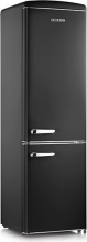 Severin RKG 8918 Frigorifero Combinato Retr� 244 Lt Classe D Statico Nero Opaco