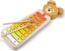 Sevi 88003 Xilofono Metallico Orso Ettore 14x40x4,5 cm Gioco Musicale per Bambini 2+