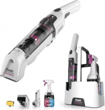 Shark HX100EUT Mini Aspirapolvere Portatile Smacchiatore senza Sacco 100W Bianco