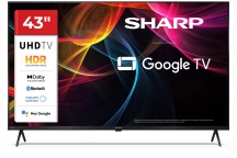 Sharp 43HL4265E Smart TV 43" 4K UHD LED Google TV Vision - Atmos Classe F Nero