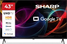 Sharp 43HL4765E Smart TV 43" LED 4K Ultra HD Sistema Google TV Classe F Nero