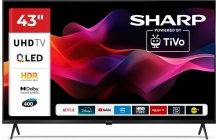 Sharp 43HM5245E Smart TV 43" 4K UHD QLED TiVo Dolby Vision Atmos Classe G Nero